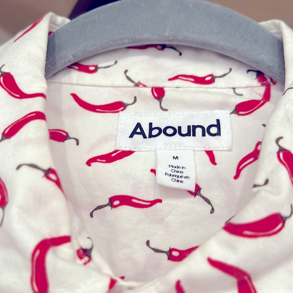 Super new & never worn, Short sleeve ABOUND, 100%cotton- M - 🌶️🌶️🌶️